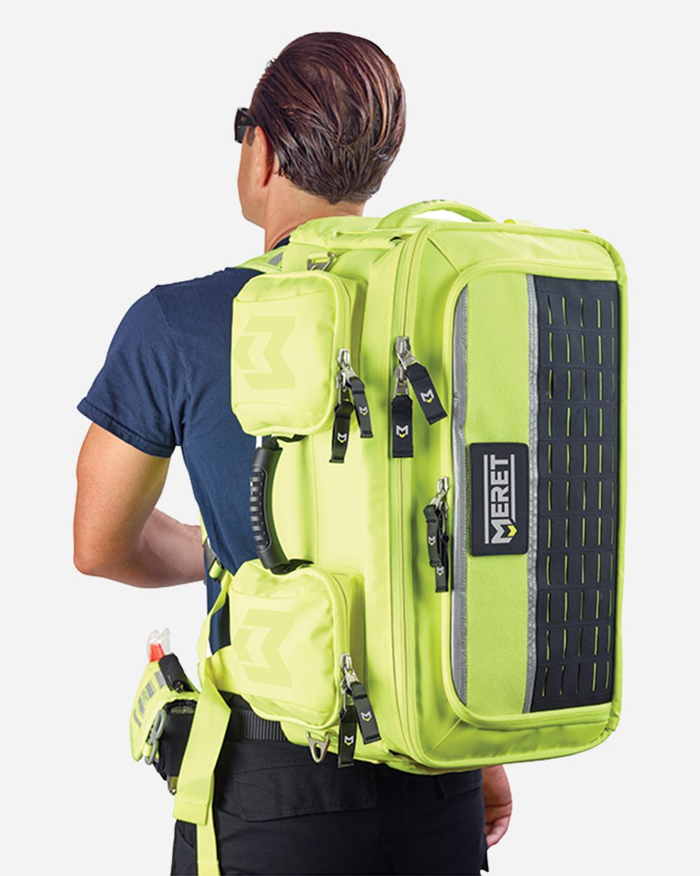 OMNI™ PRO X High Viz Yellow Convertible Backpack Bag - M8101HV 6