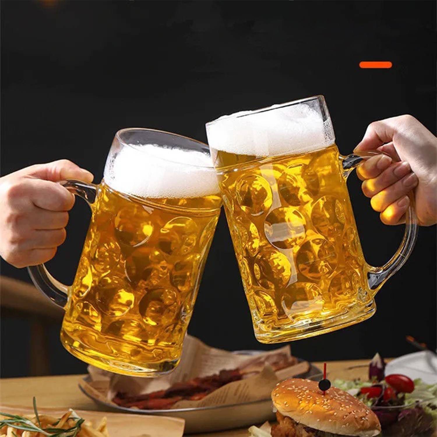 42oz Large Capacity Glass Beer Mug 5