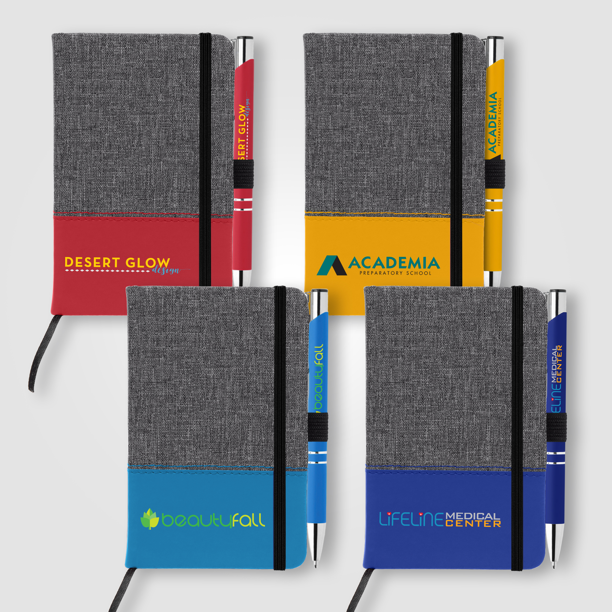 Twain Brights Notebook & Tres-Chic Pen Gift Set