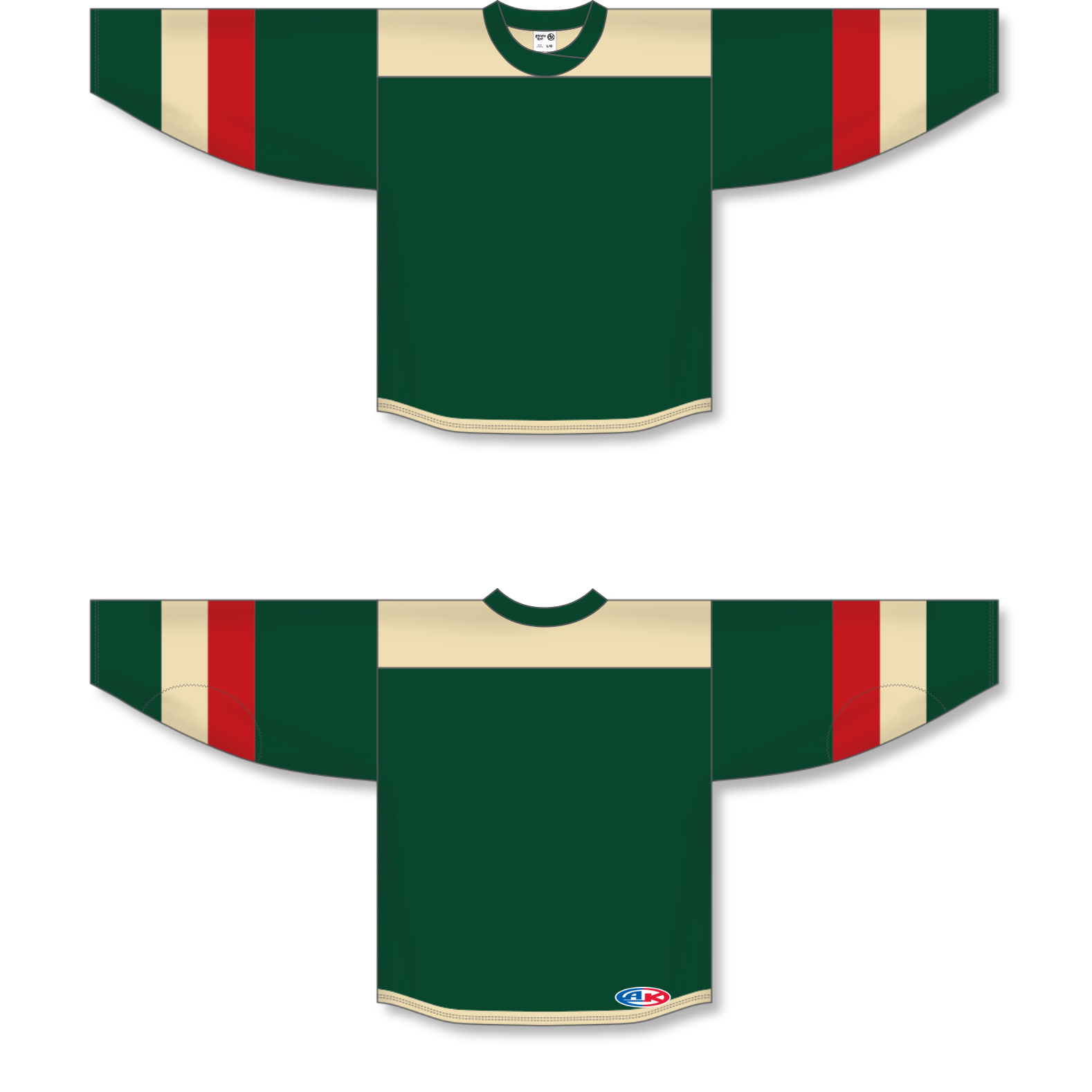 Pro Hockey Jerseys H550B-MIN-G04 4