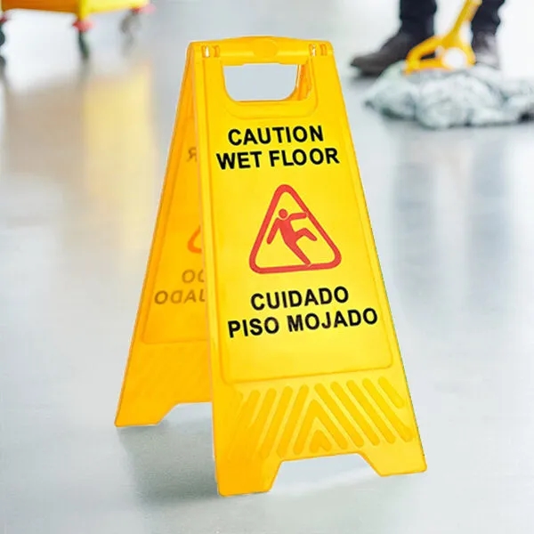 Safety Warning Sign with High Visibility Caution Marker 5