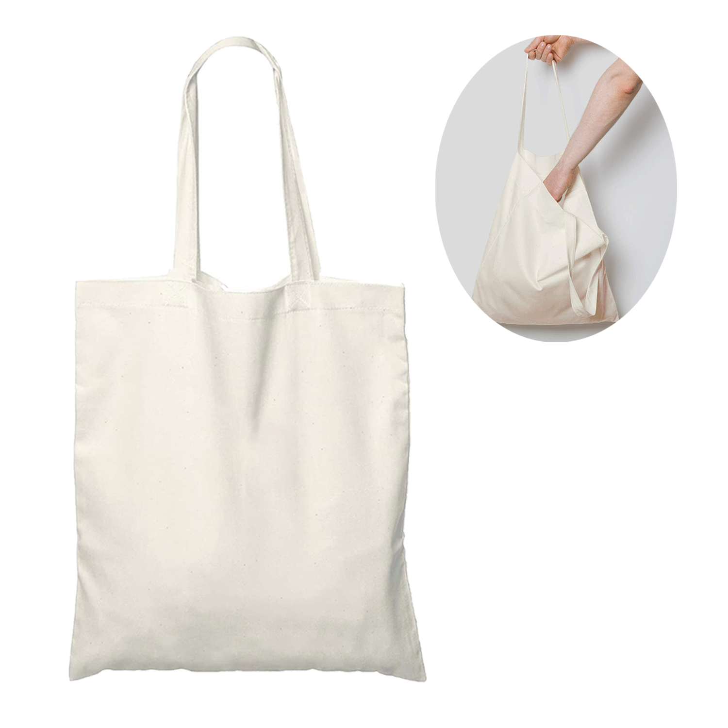Canvas Shopping Bags, custom tote bag with logo imprint 2