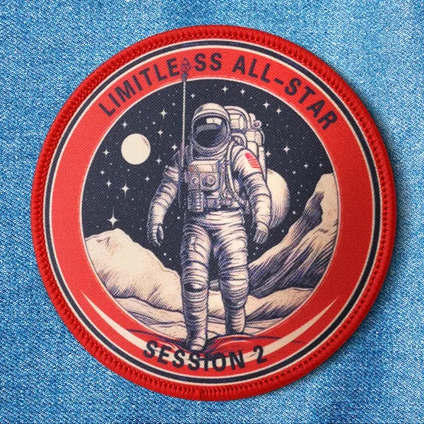 4" Custom Dye Sublimated Printed Logo Patches