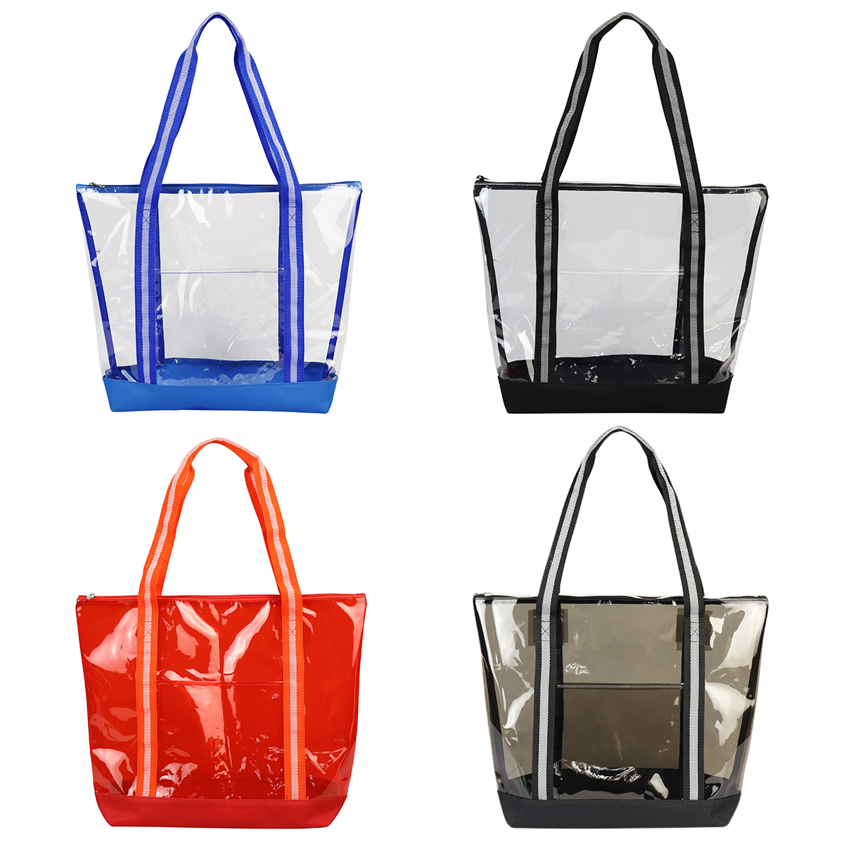 Diamond Clear TPU Zippered Tote 1