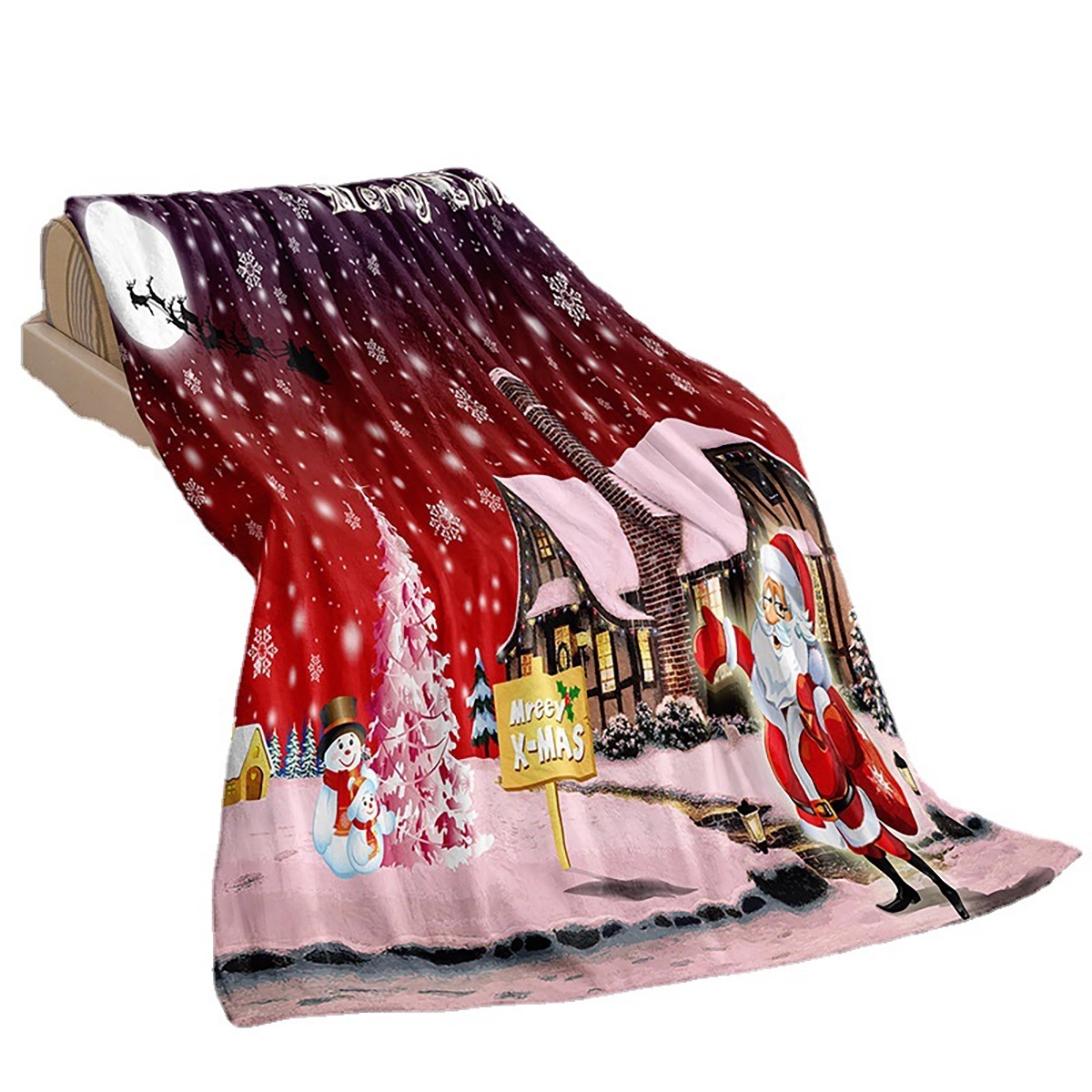 Full Imprint Soft Flannel Blanket 2