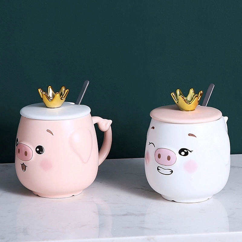 Custom 13 OZ Funny Novelty Pig Coffee Mug 3