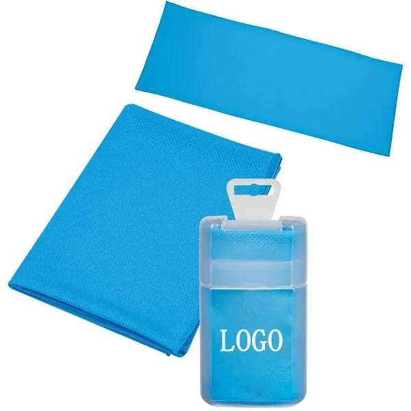 Cooling Towel In Plastic Case 1