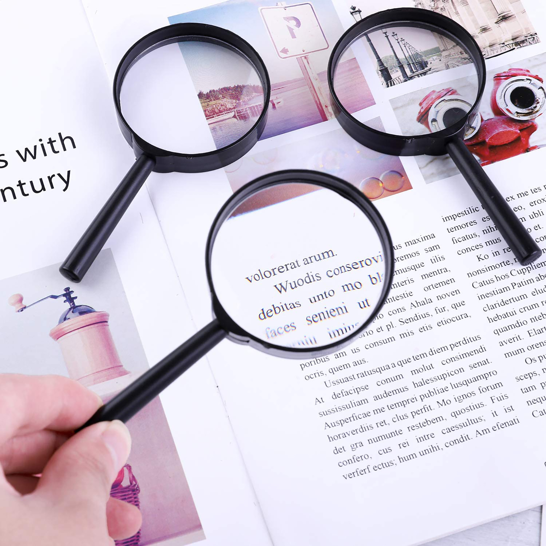 Kids Plastic Magnifier with Handle 4