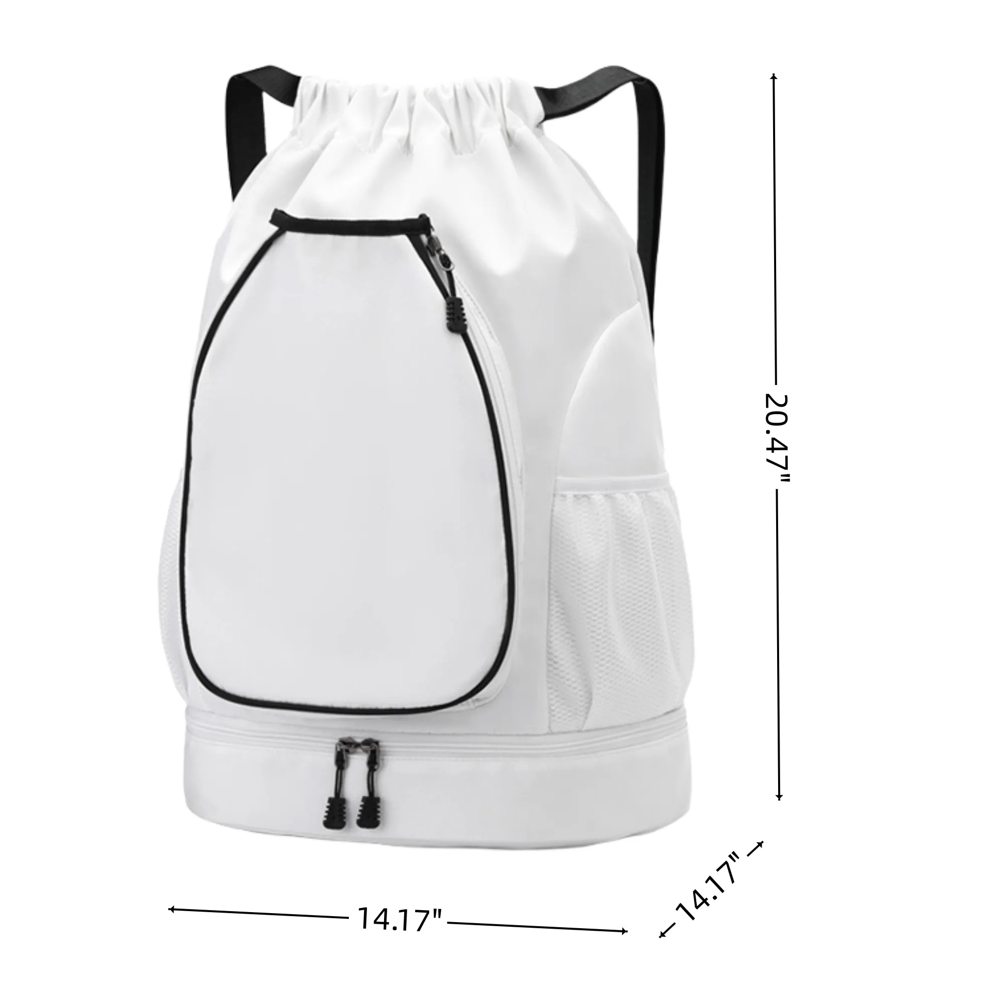 Sports Drawstring Bag Pickleball Tennis Training Backpack 2