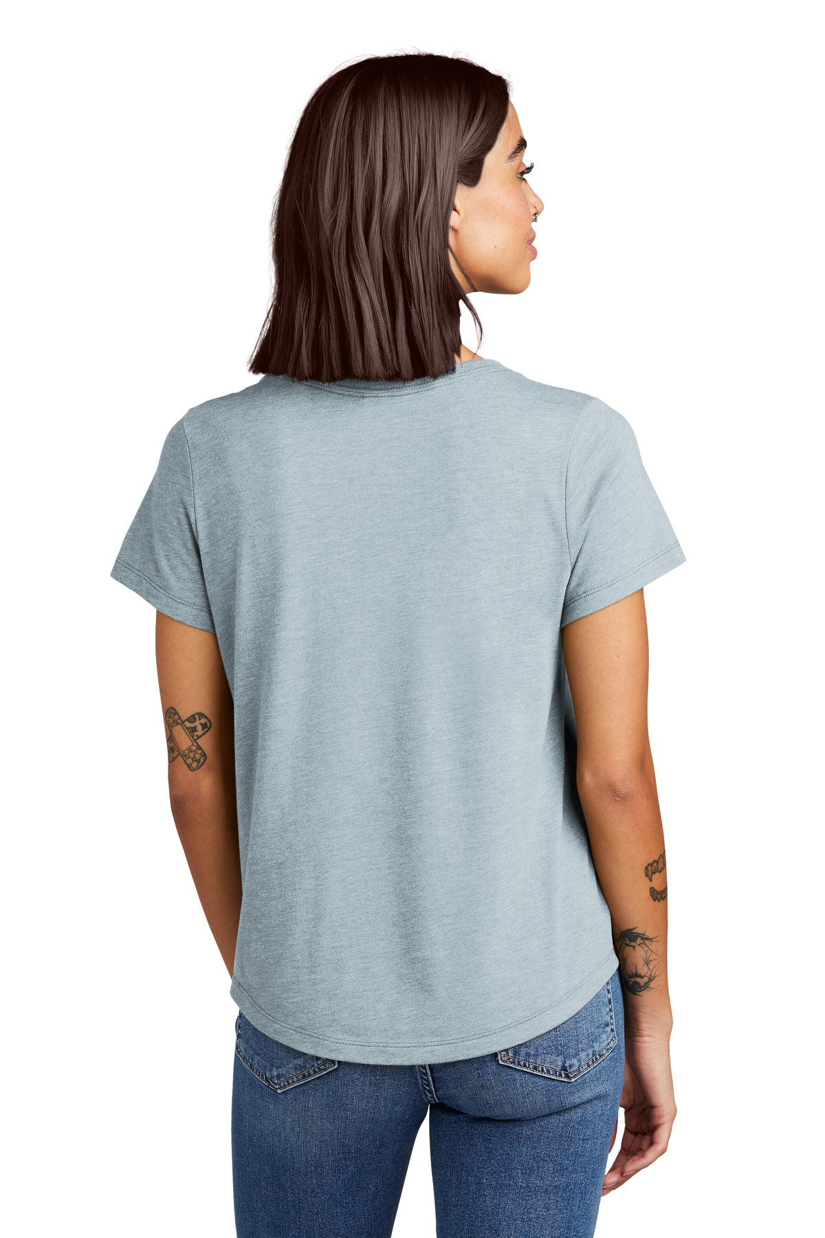 Allmade® Women's Relaxed Tri-Blend Scoop Neck Tee 21