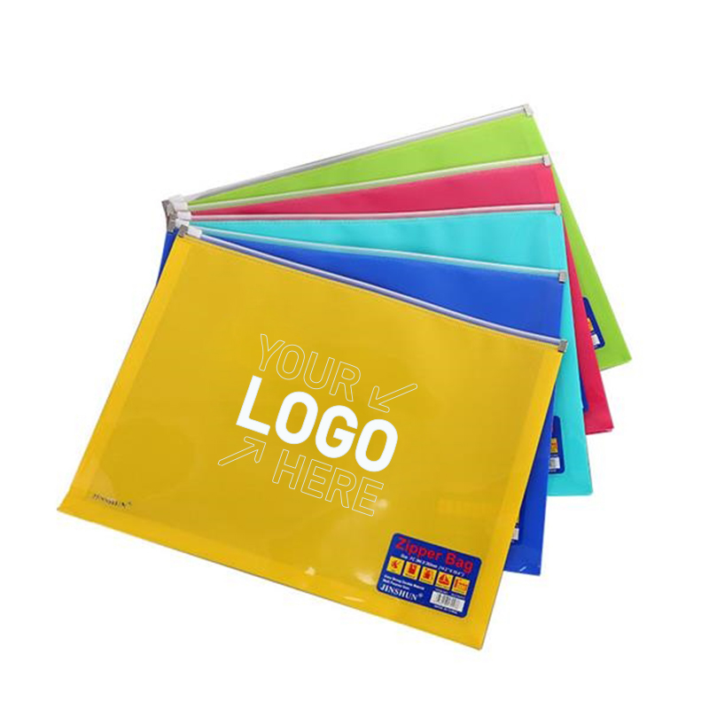 B4 Clear Bag File Folder With Zipper