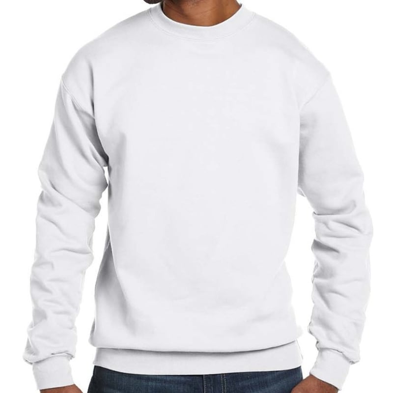 Hanes 7.8 Oz. ComfortBlend® EcoSmart® 50/50 Fleece Crew, custom hoodie or sweatshirt with logo imprint 46