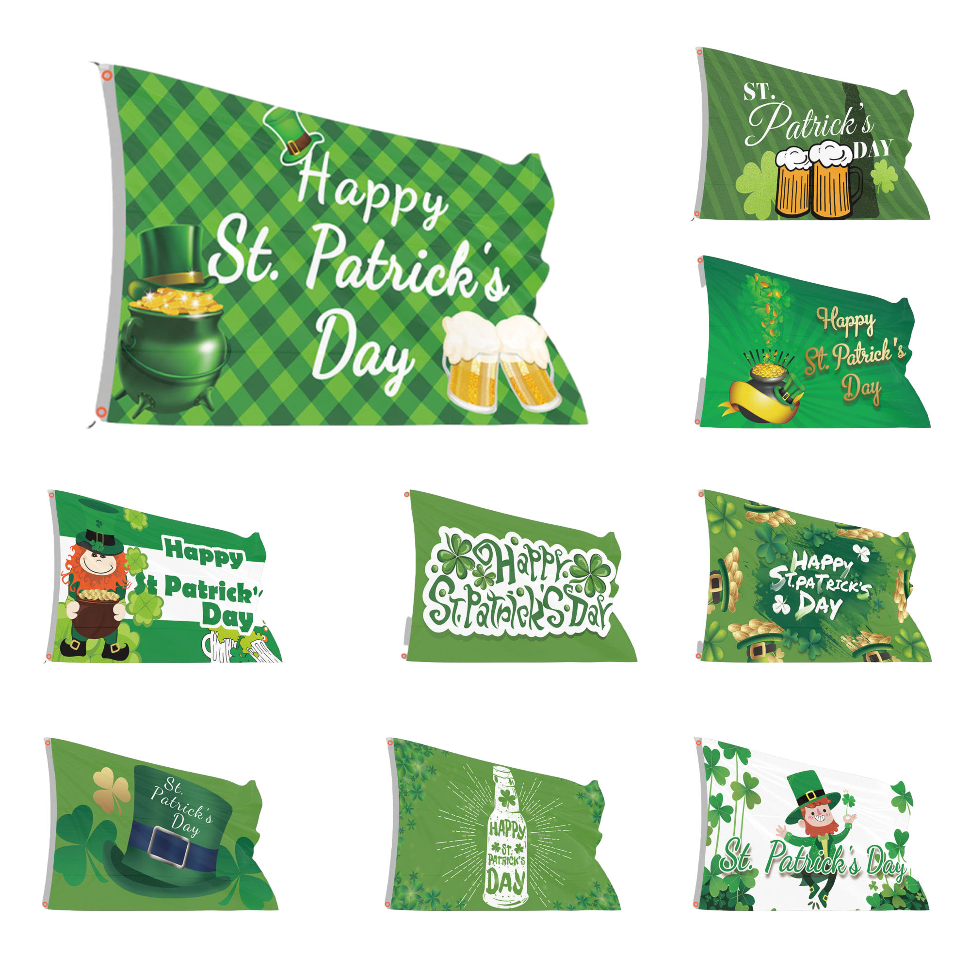 3' x 5' St. Patrick's Day Holiday Flag 2