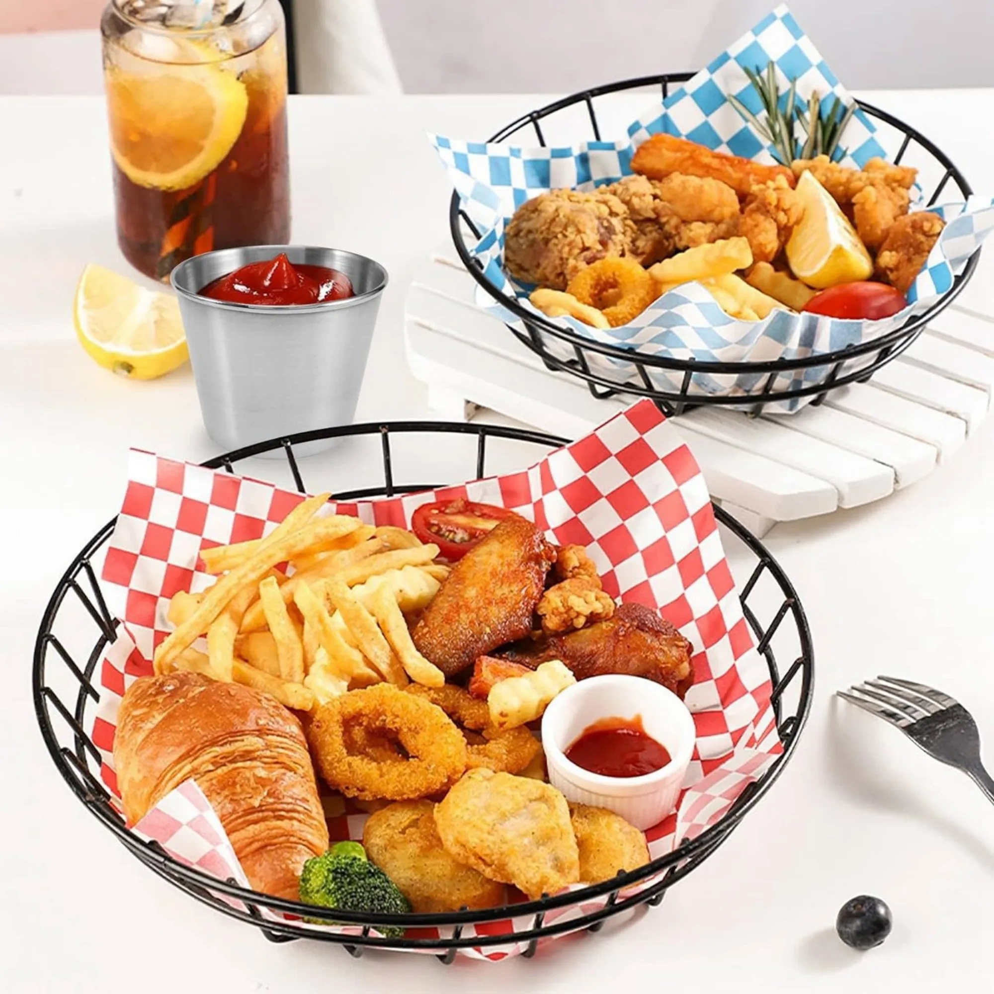Stainless Steel Condiment Cup 1.5 oz 2.5 oz 4