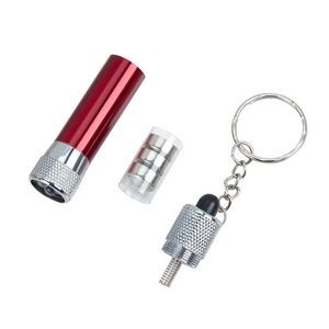 Compact LED Flashlight With Elastic Band And Key Clip Twist Activation 11