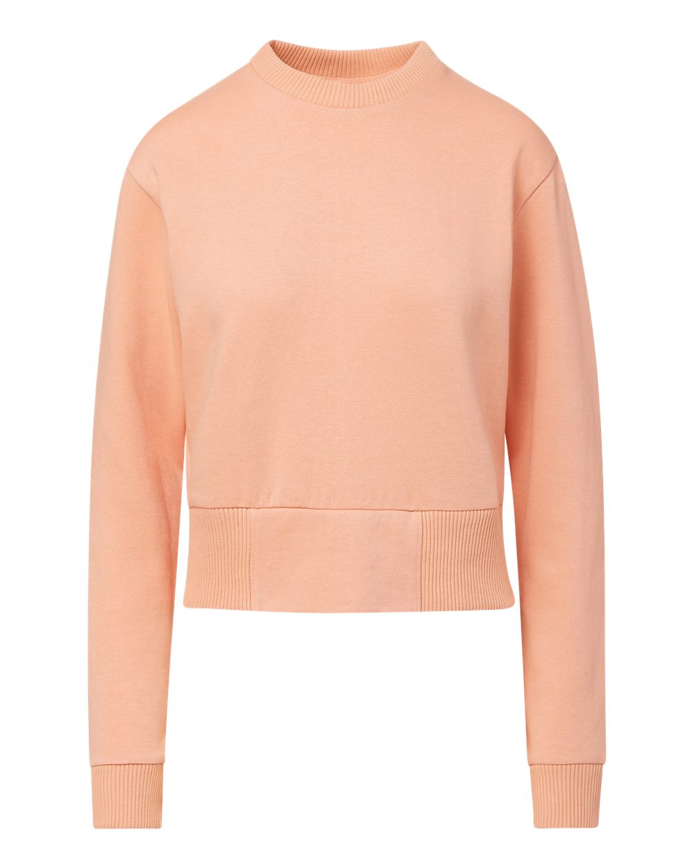 Women's Romi Cloud Fleece Crop Crewneck Sweatshirt - W22106 7