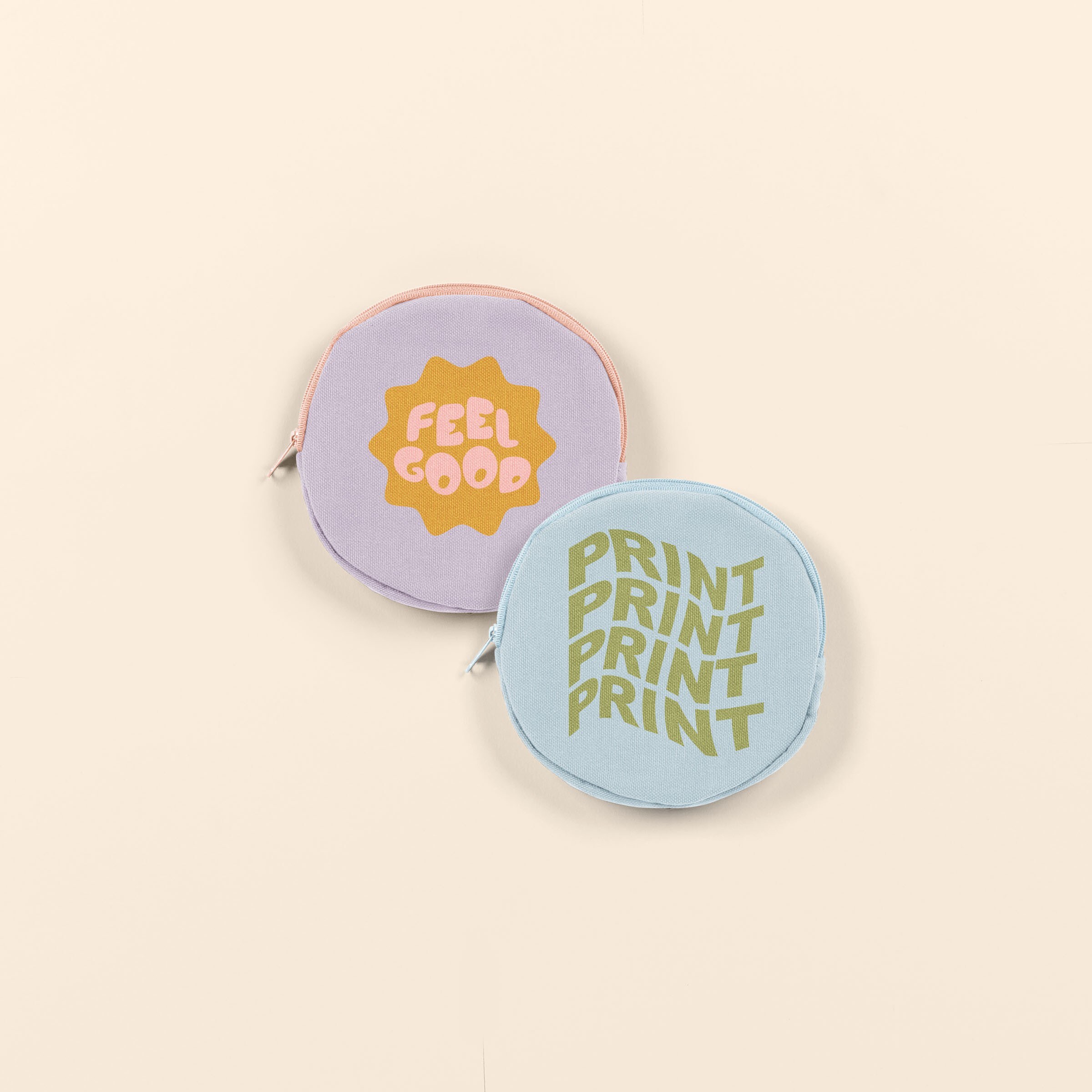 PANCAKE POUCH - COLORED CANVAS