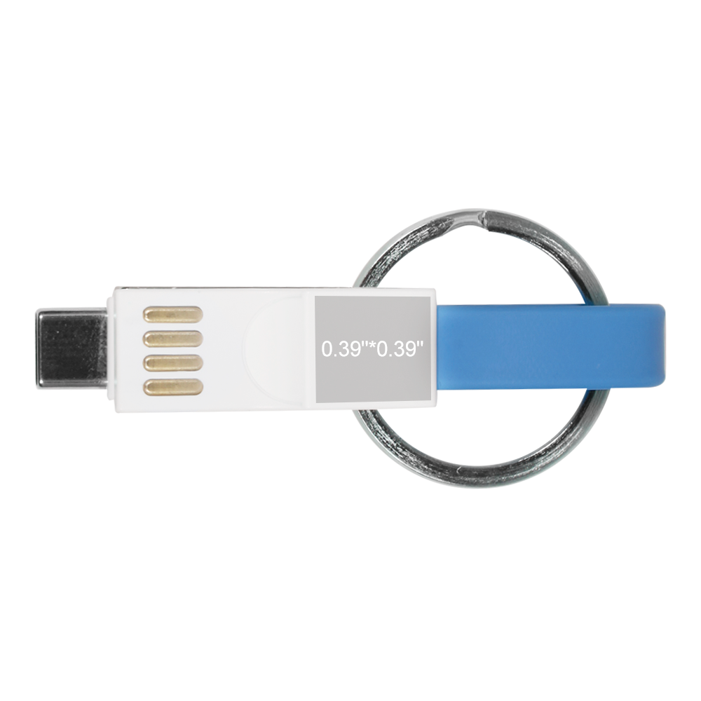Carol Stream 3-in-1 Key Ring Charging Cable