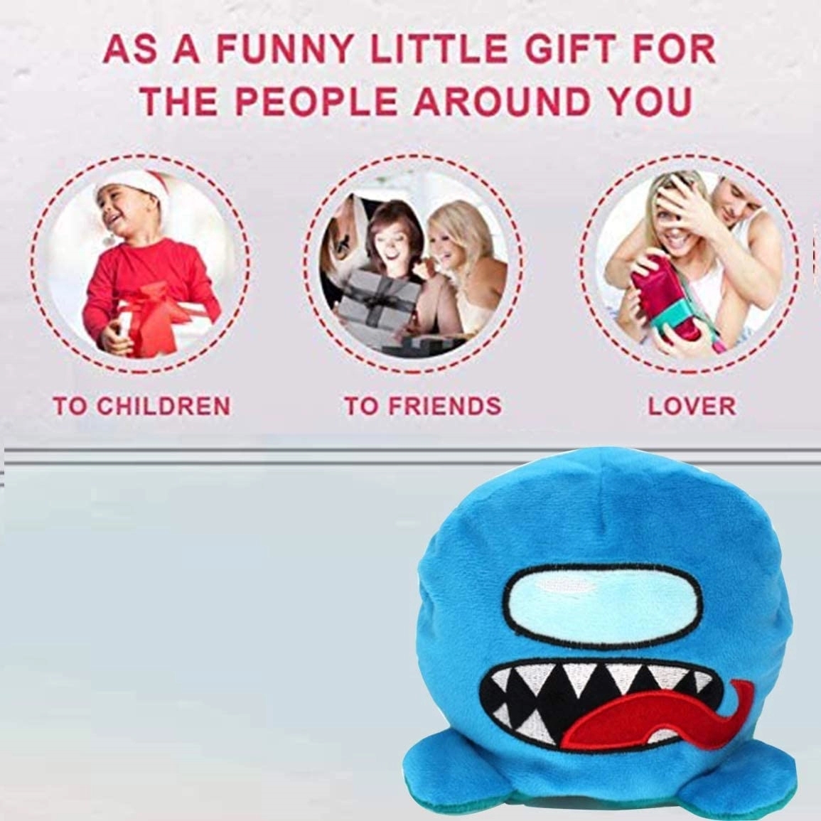Reversible Expression Plush Toy 4