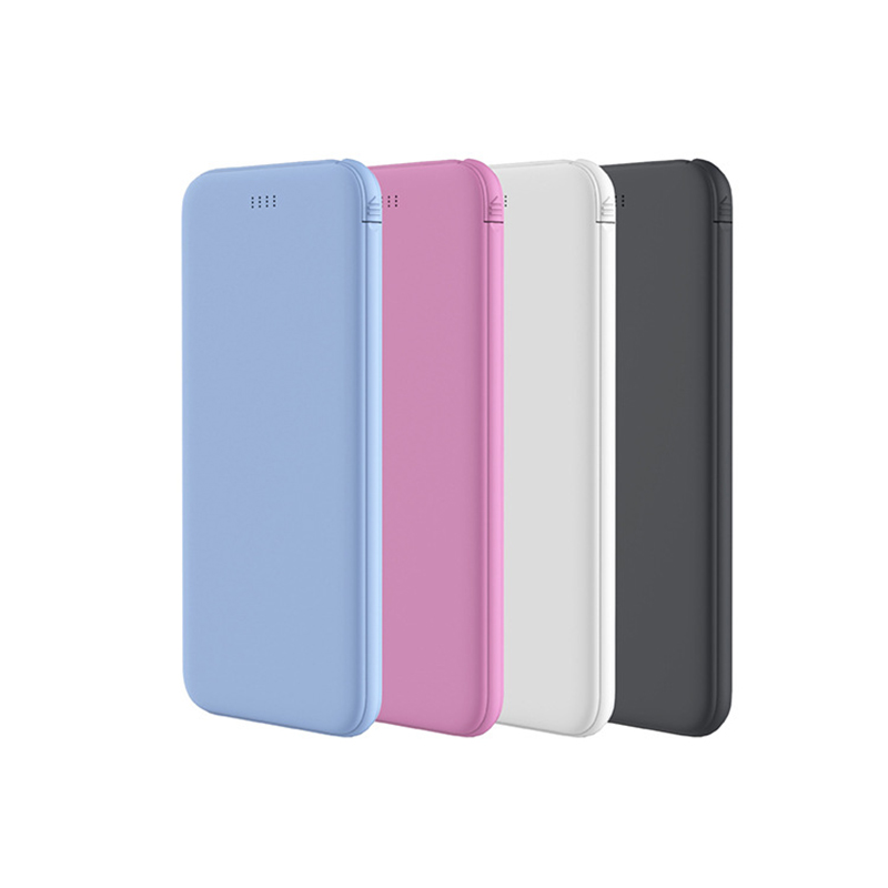 Portable Power Bank w/Built-in Cables 6