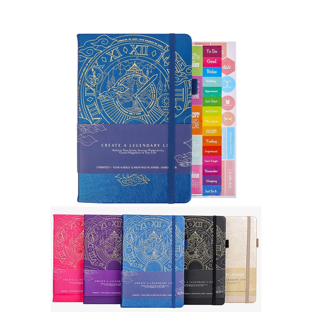 A5 Calendar Bronzing Notepad 2