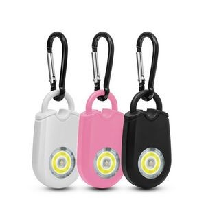 Self Defense Carabiner Safety Alarm With Flashlight 120DB Sound Activation 5