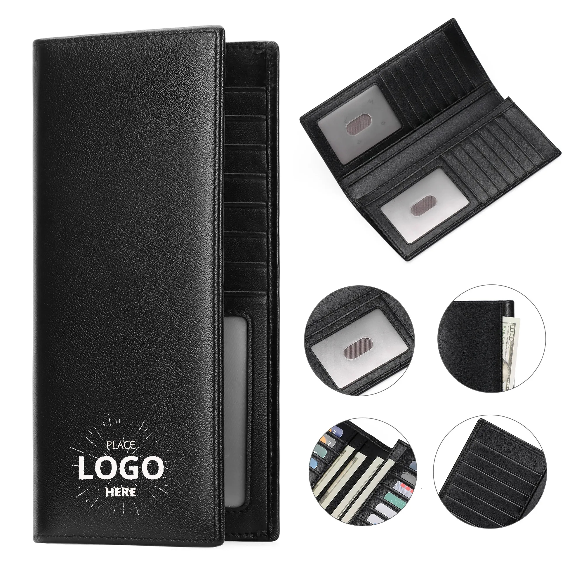 Men's Leather Clutch Bag Wallet 5