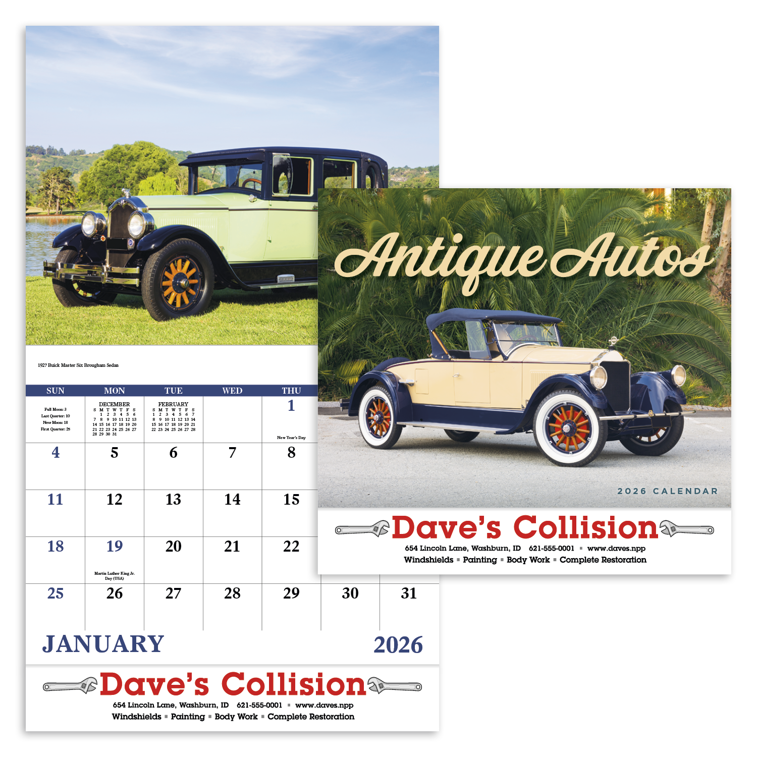 Good Value™ Antique Autos Calendar 51
