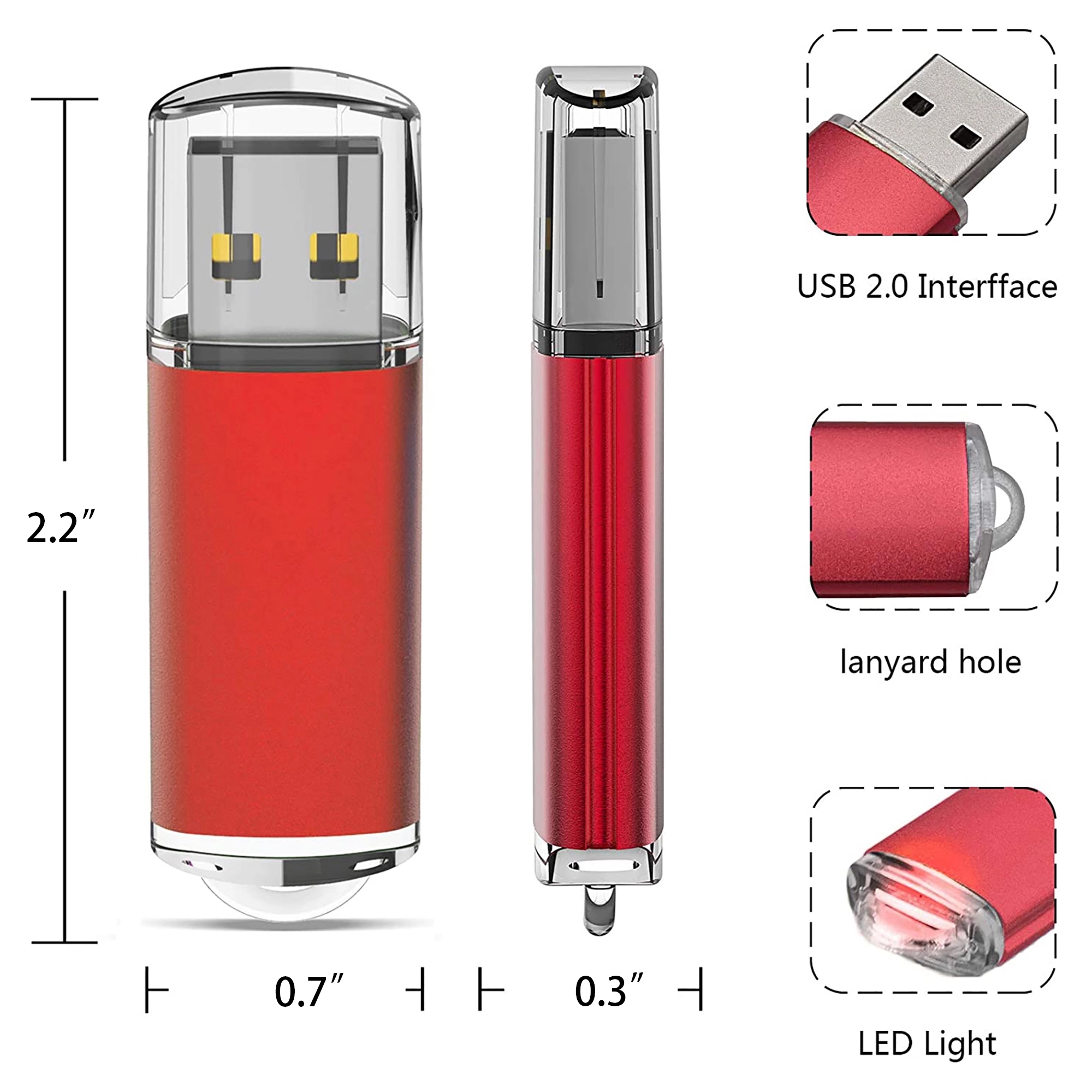 2G Flash Thumb Drive Memory Stick MOQ 20PCS 5