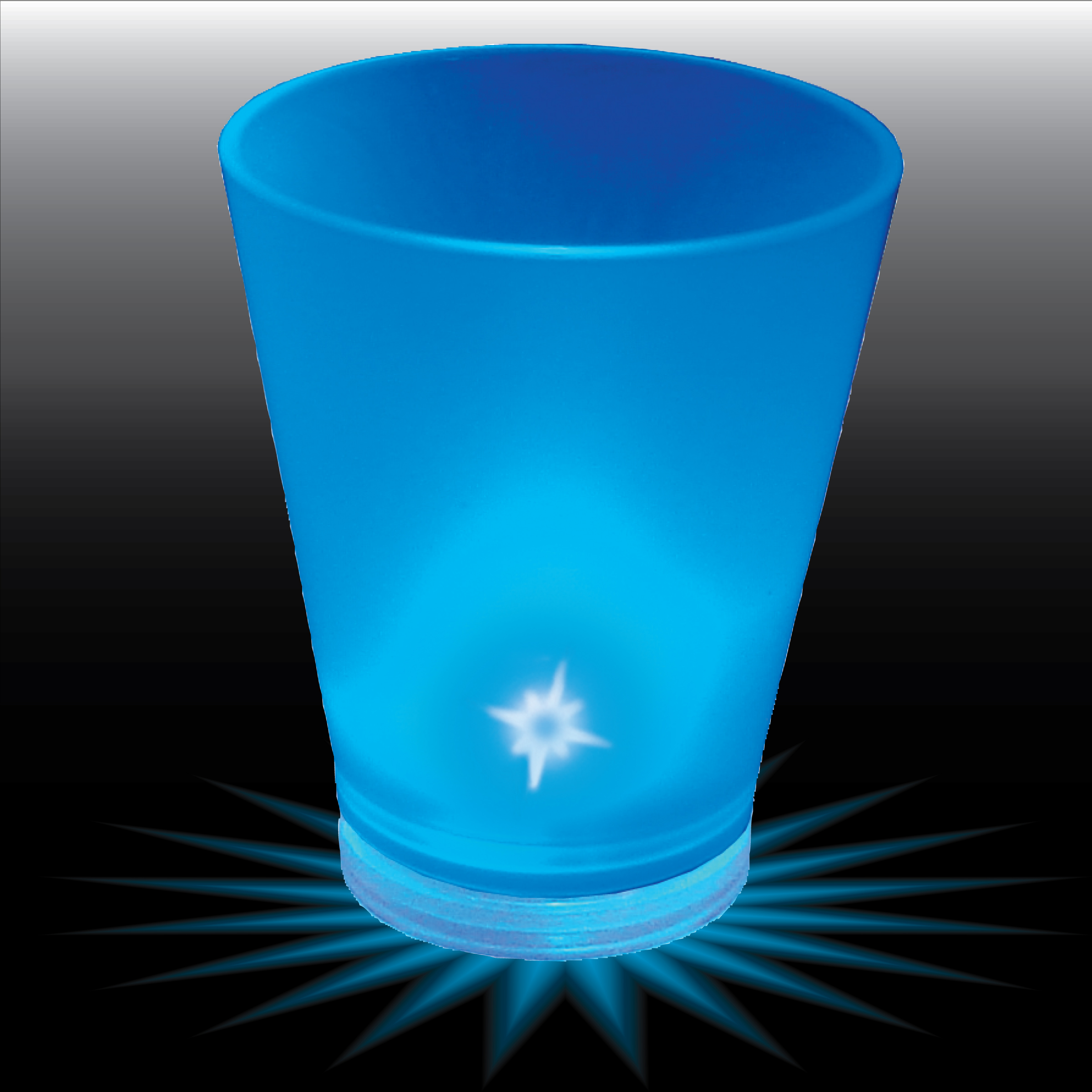 1.5oz Light Up Plastic Standard Shot Glass 2