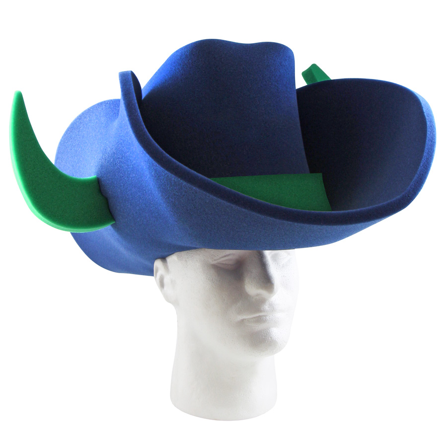 Cowboy Hat with Bull Horns 8