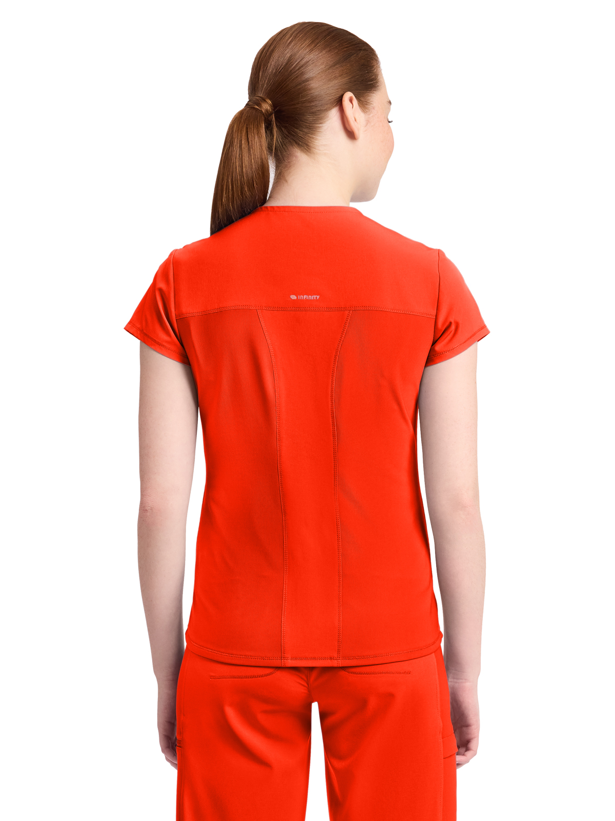 Infinity GNR8 - Women's 2-Pocket Mock-Wrap V-Neck Top 1