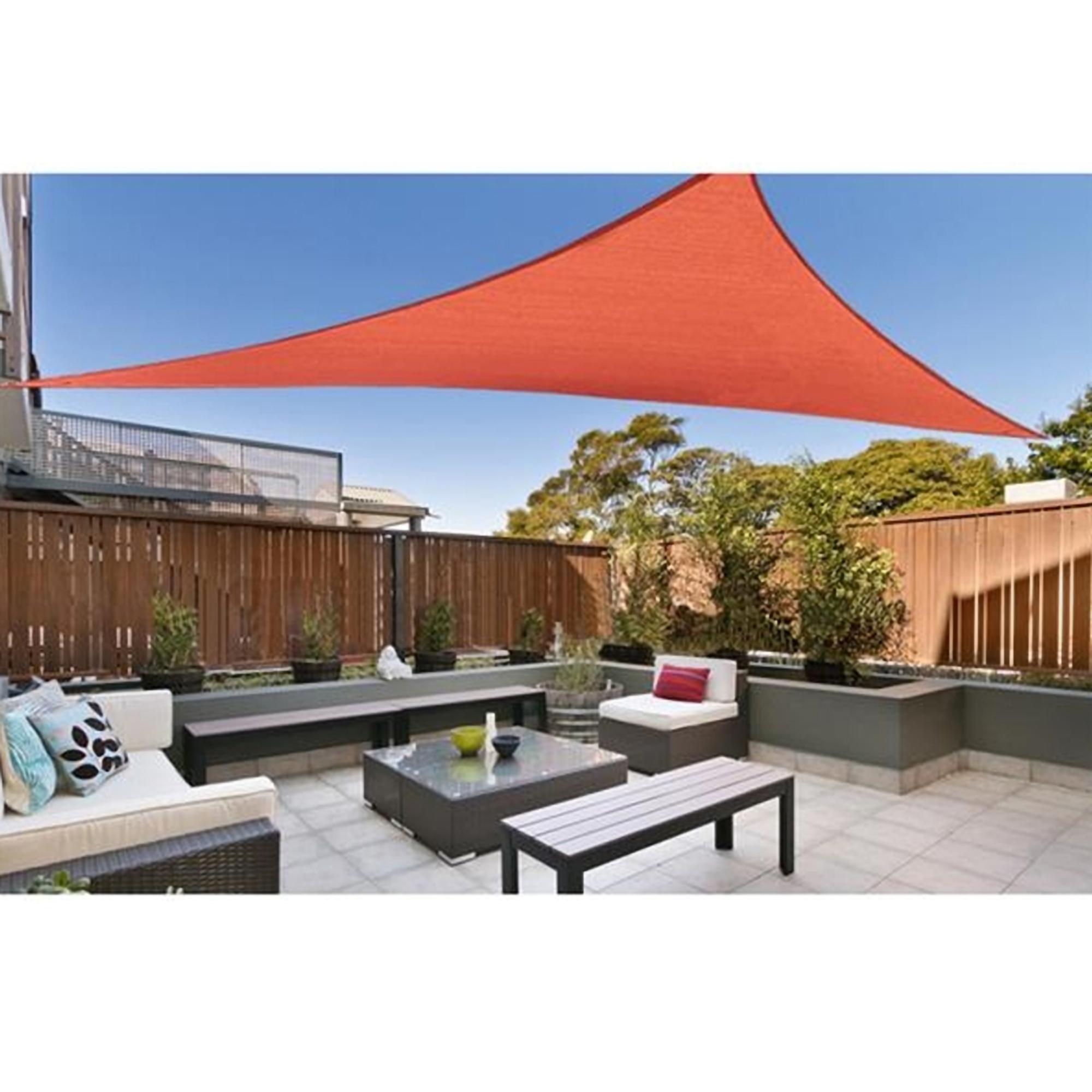 118" Triangle Sun Shade Sail Canopy 2