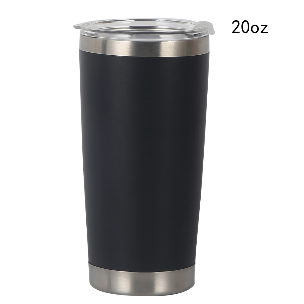 20oz Stainless Steel Vacuum Travel Mug Tumbler w/Lid 12