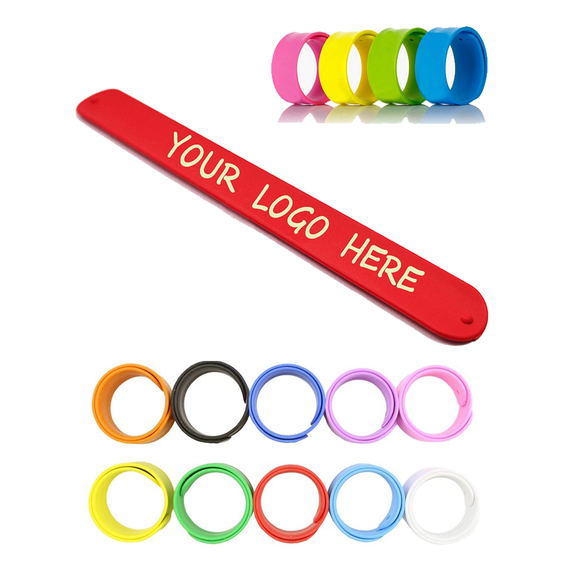 Custom Silicone Slap Bracelet 2