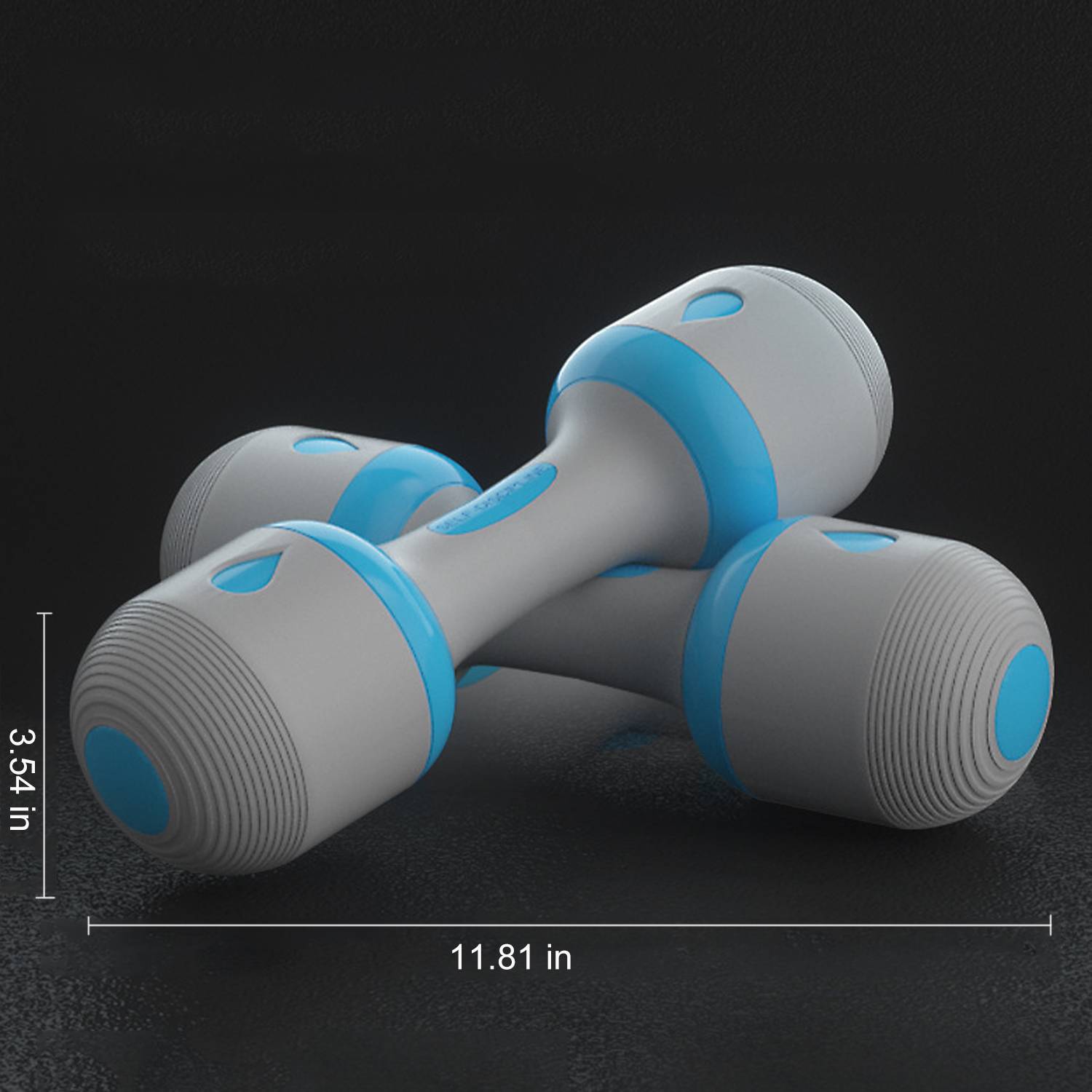 Non-Slip TPR Grip Adjustable Dumbbell 2