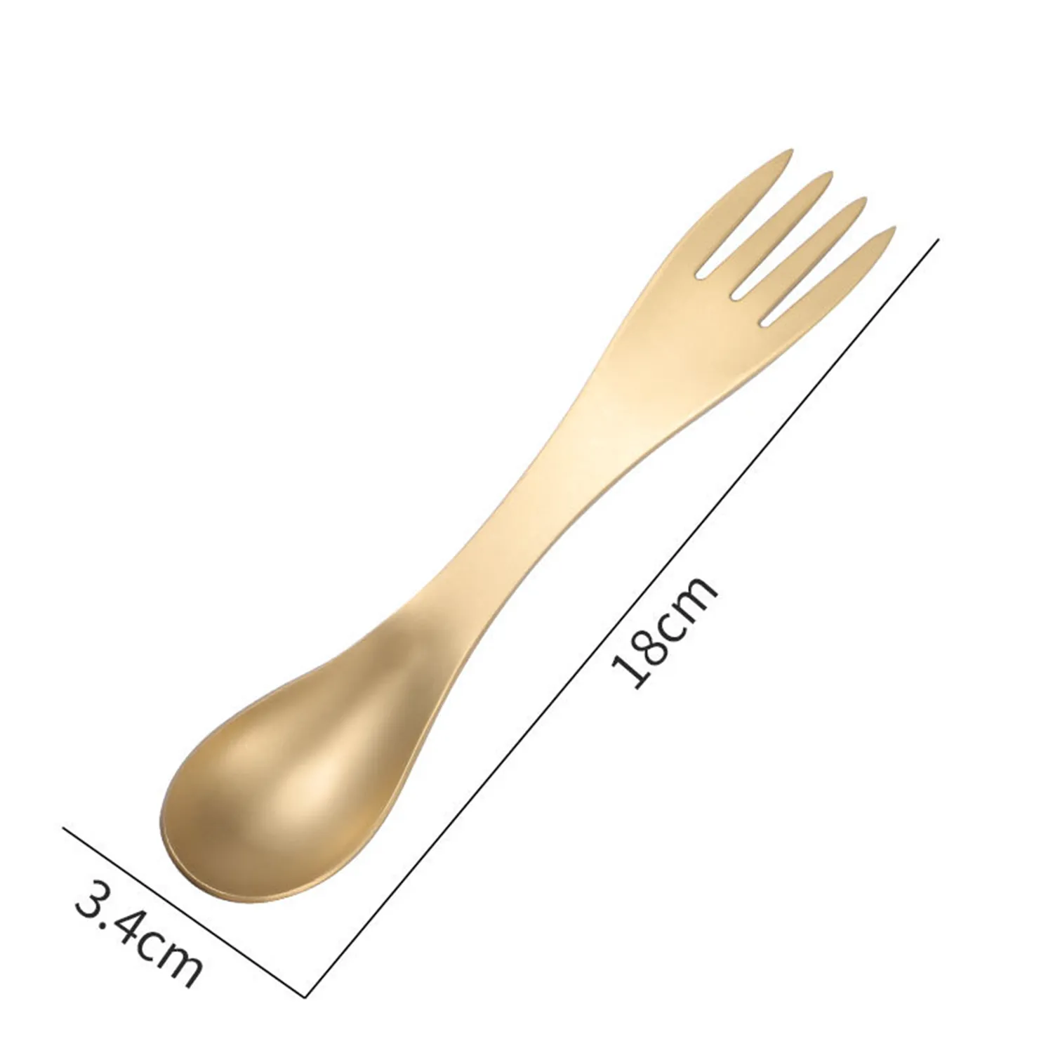 Spork 2" 1 Fork Spoon Combo 6