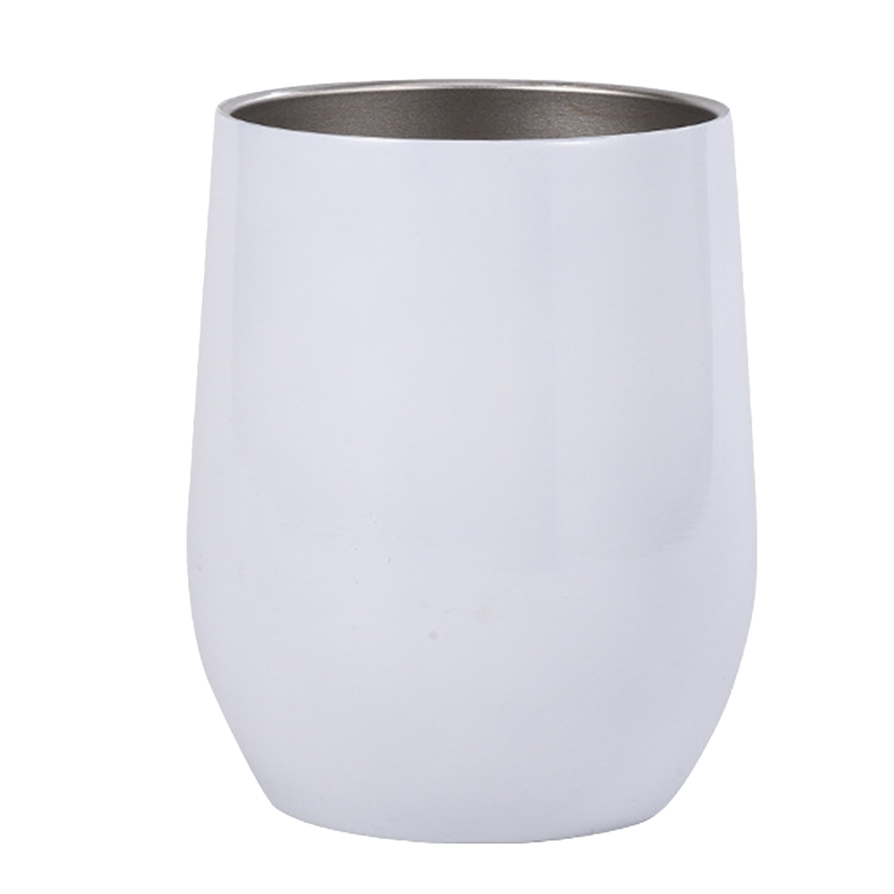 12Oz Stainless Steel Insulated Stemless Tumbler W/Lid 11