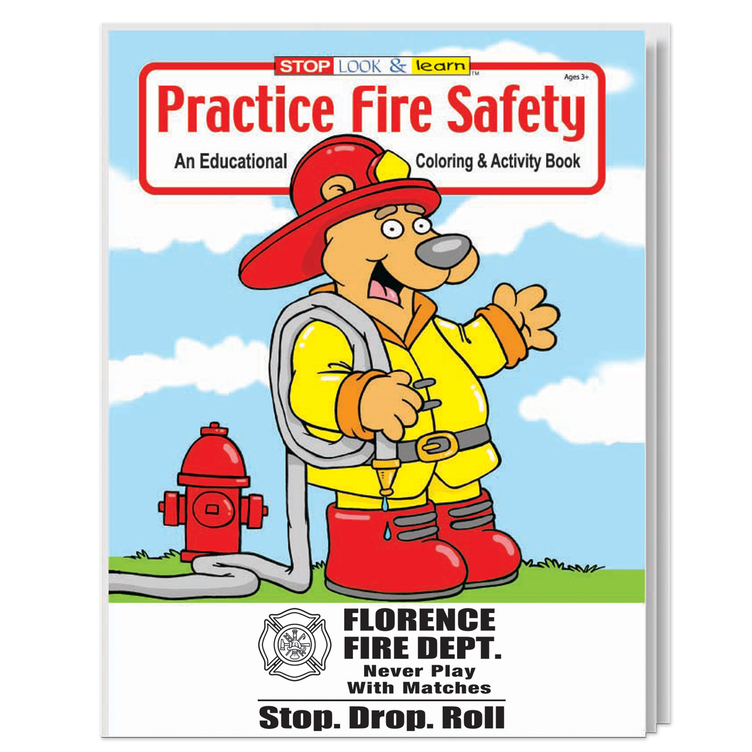 Practice Fire Safety Coloring Book 3