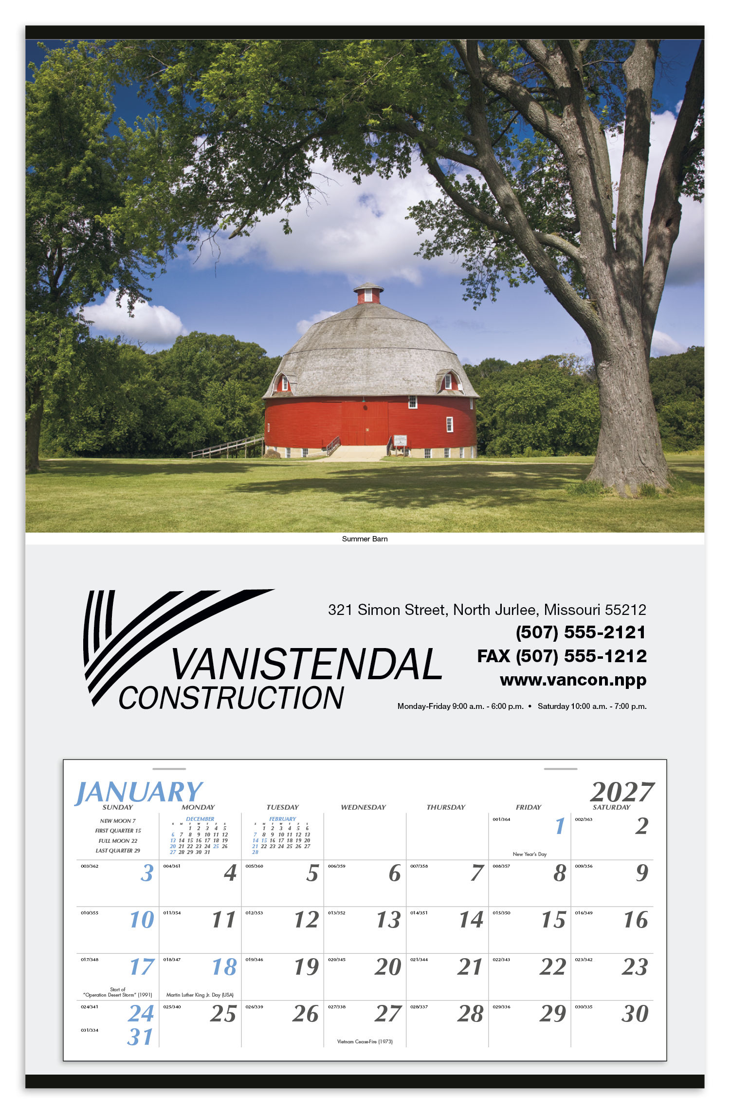 Triumph® Calendars Large Hanger Calendar 51