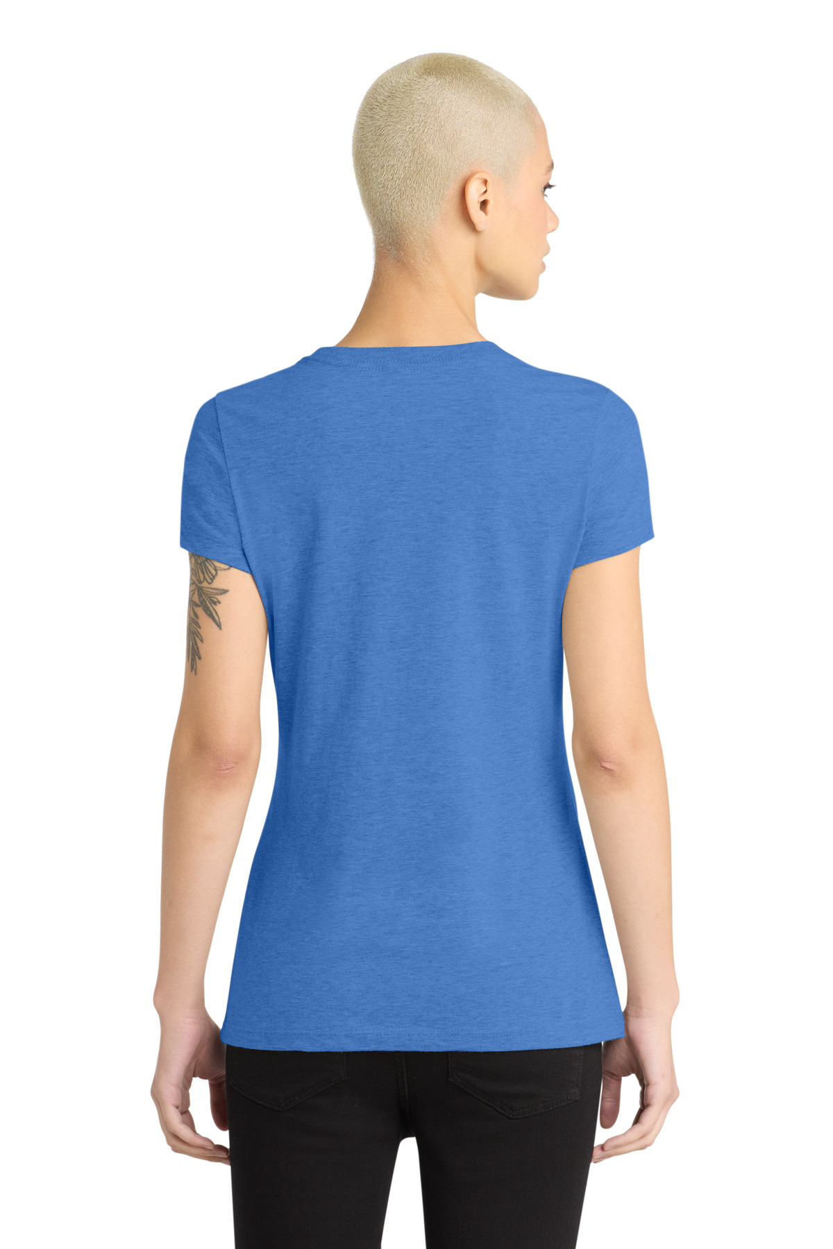 District Women's Perfect Blend CVC Tee. DM108L 84