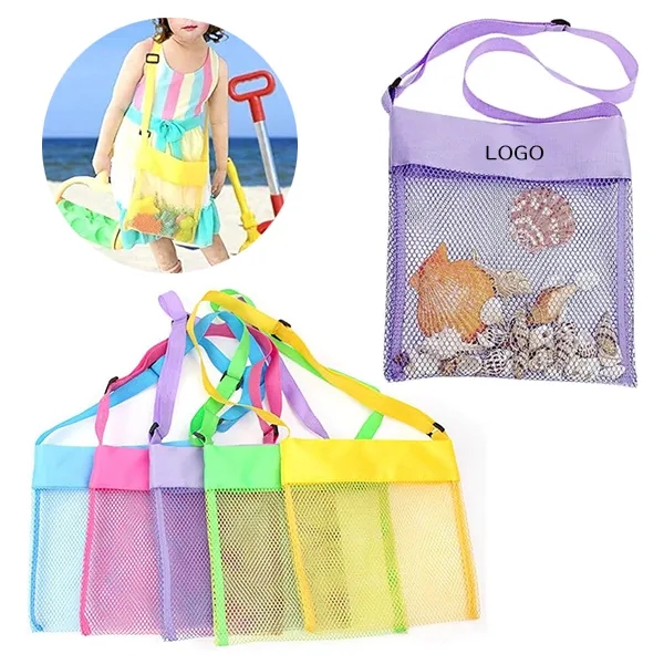 Kids Beach Shell Bag - Cute Seashell Tote for Children 3