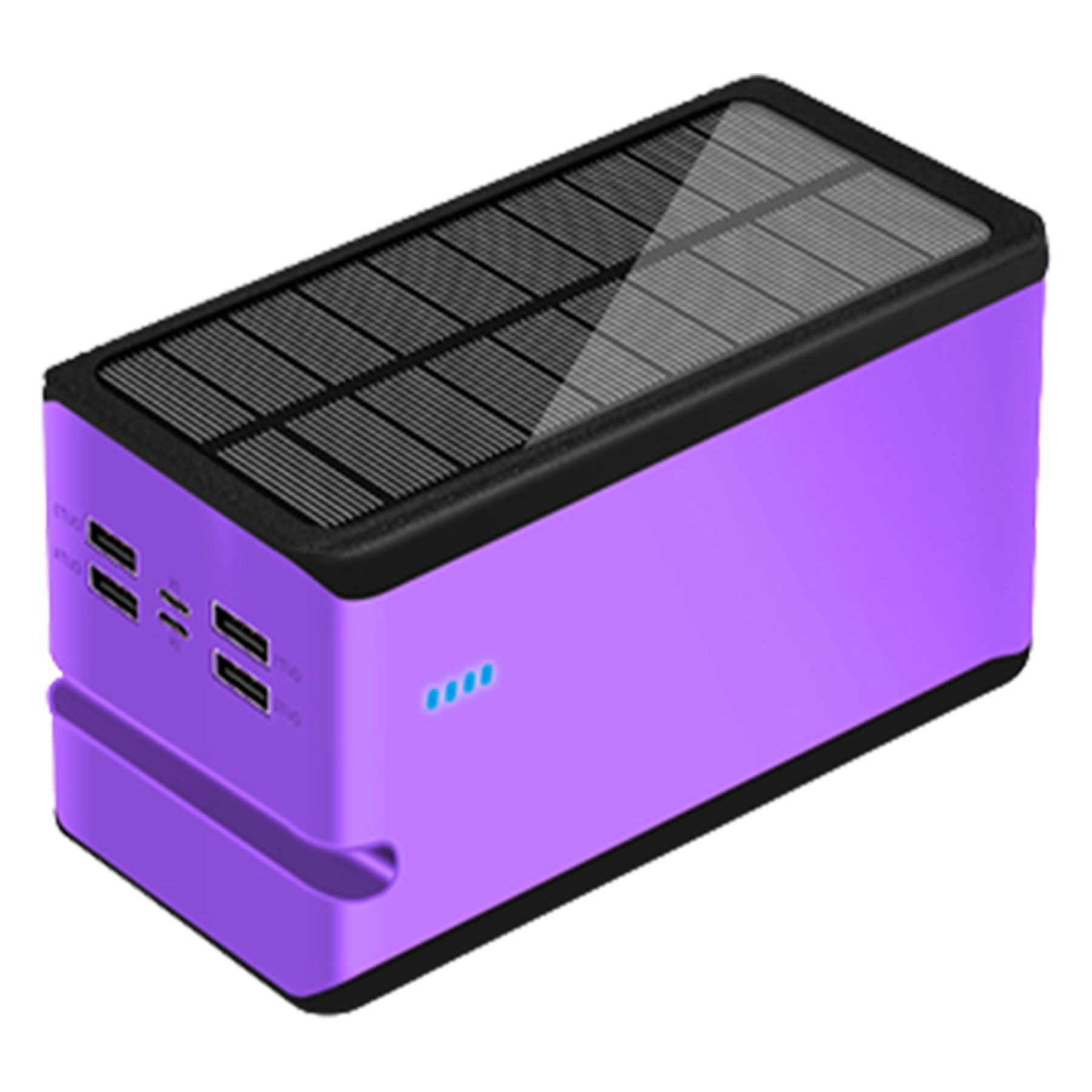 100000Mah Solar Power Bank Flashlight 7