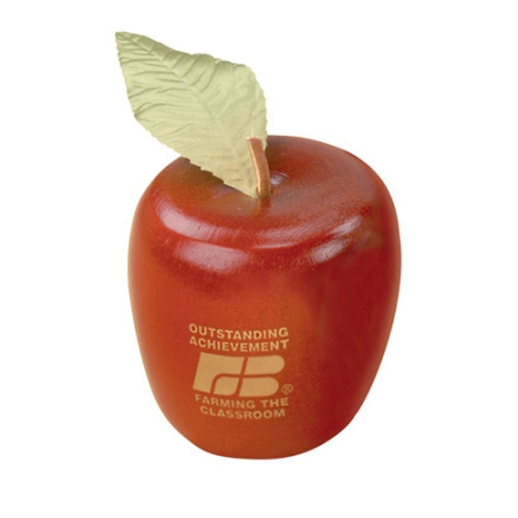 Red Apple with Custom Imprint 2