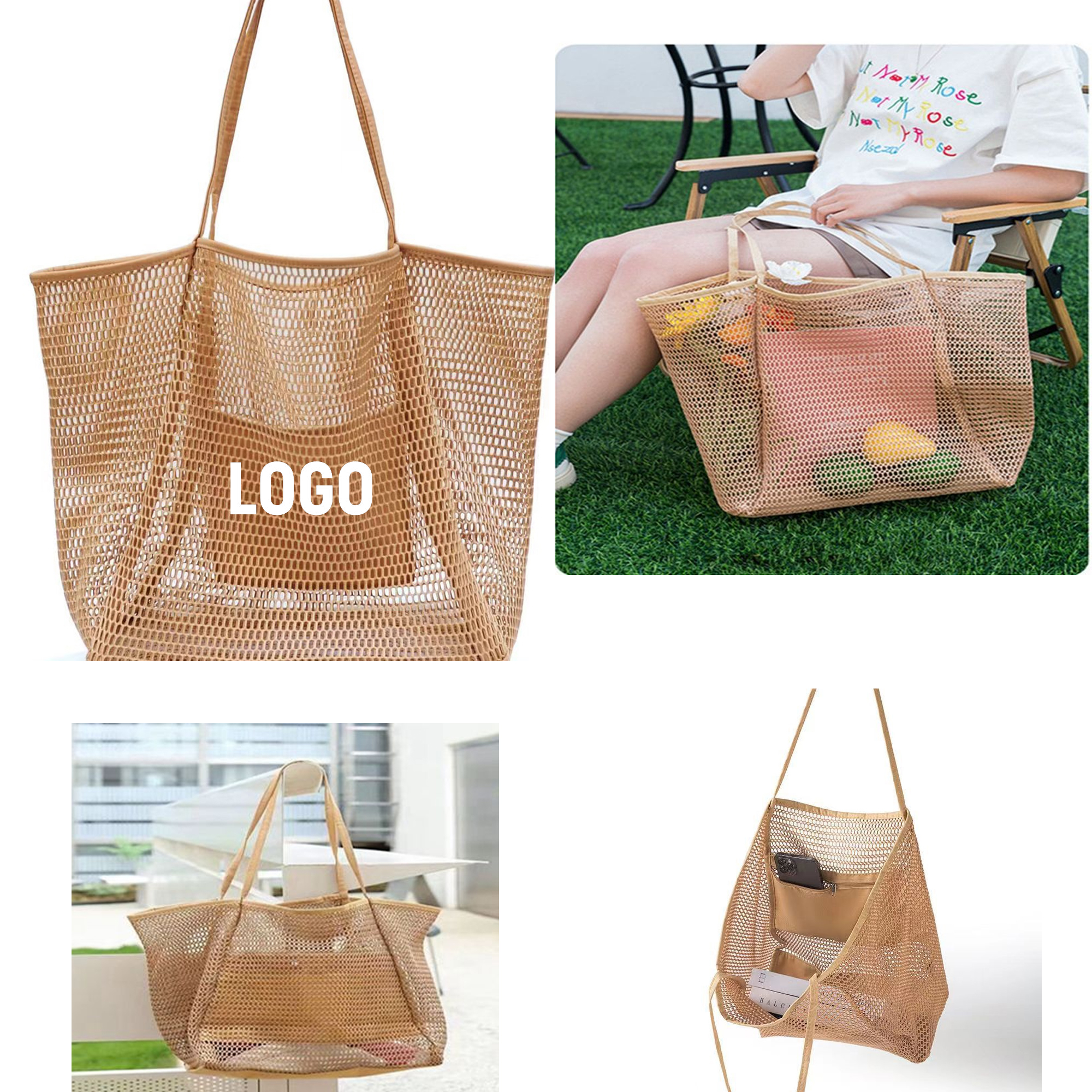 Beach Tote Womens Shoulder Handbag 1