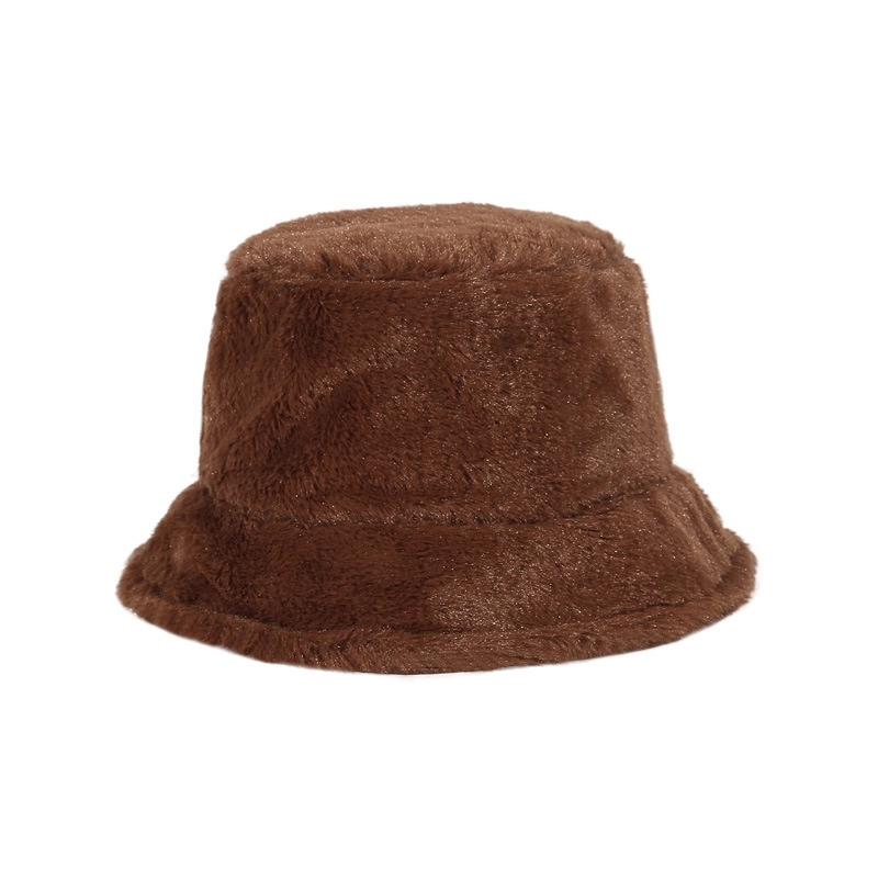 Fur Bucket Hat, custom hat with logo imprint 4