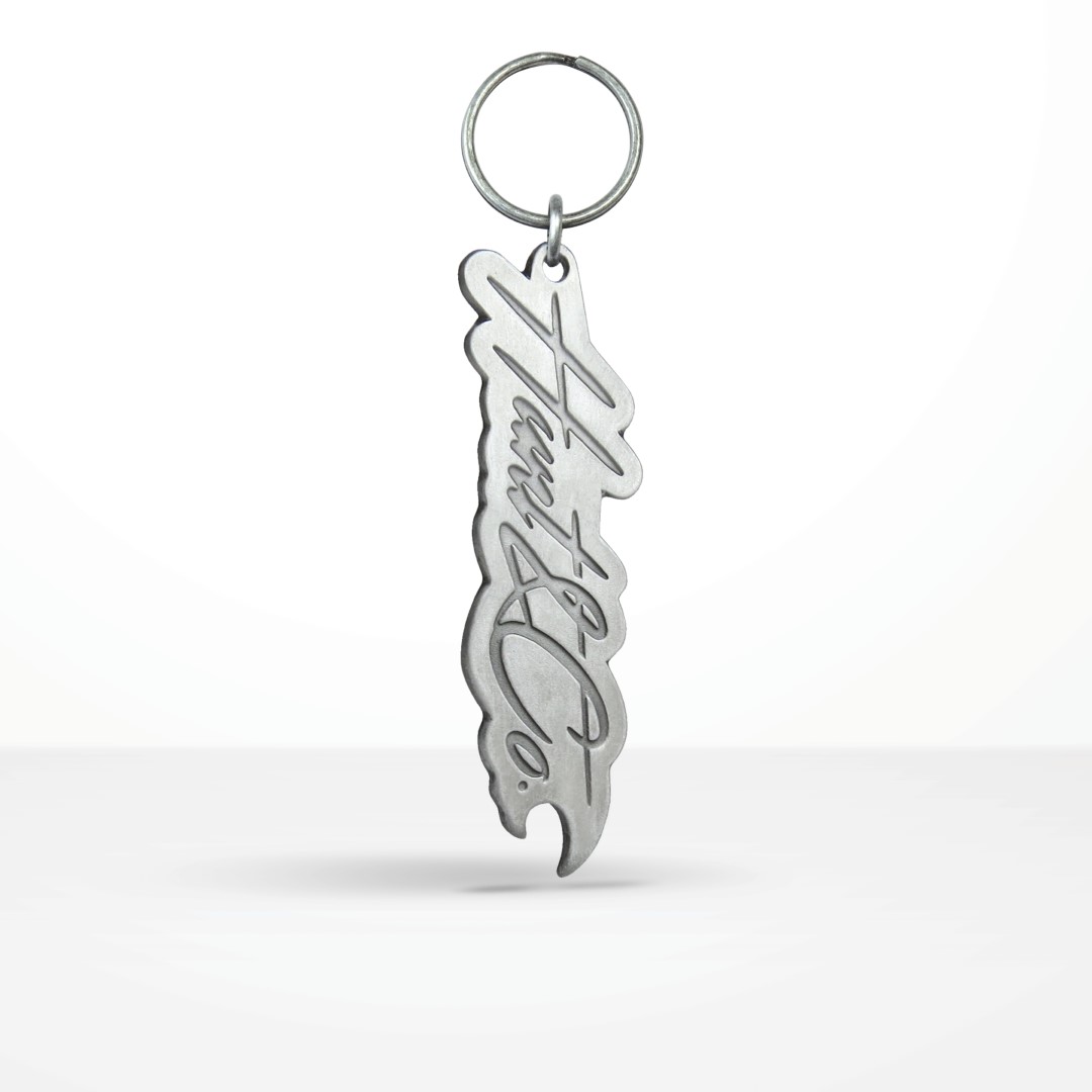 Classic Hook-Style Bottle Opener Key Chain 1