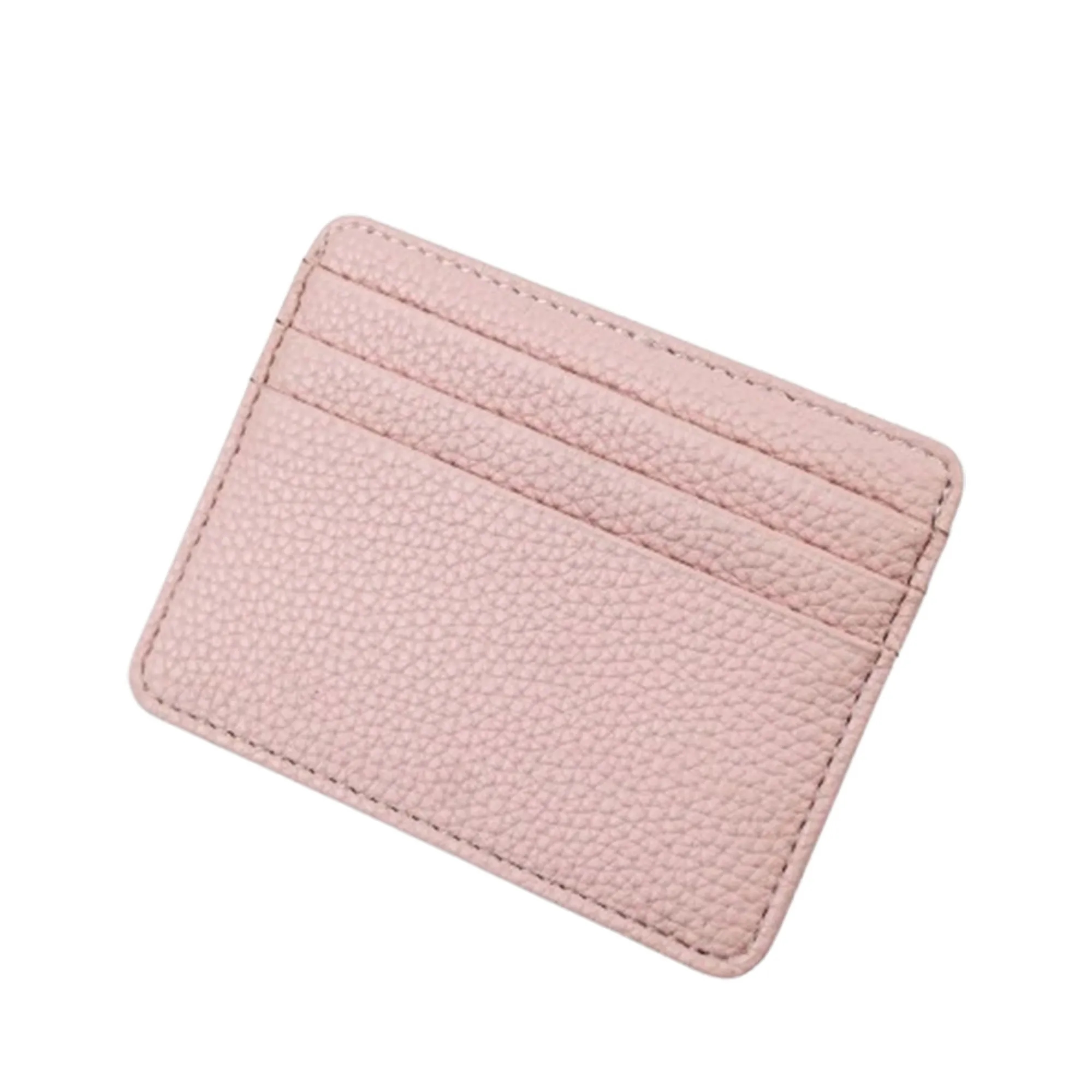 Credit Card Holder Slim Wallet Leather 5
