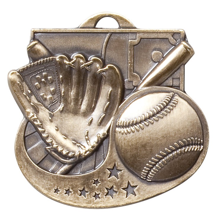 Baseball Star Blast Medal, 2" 2