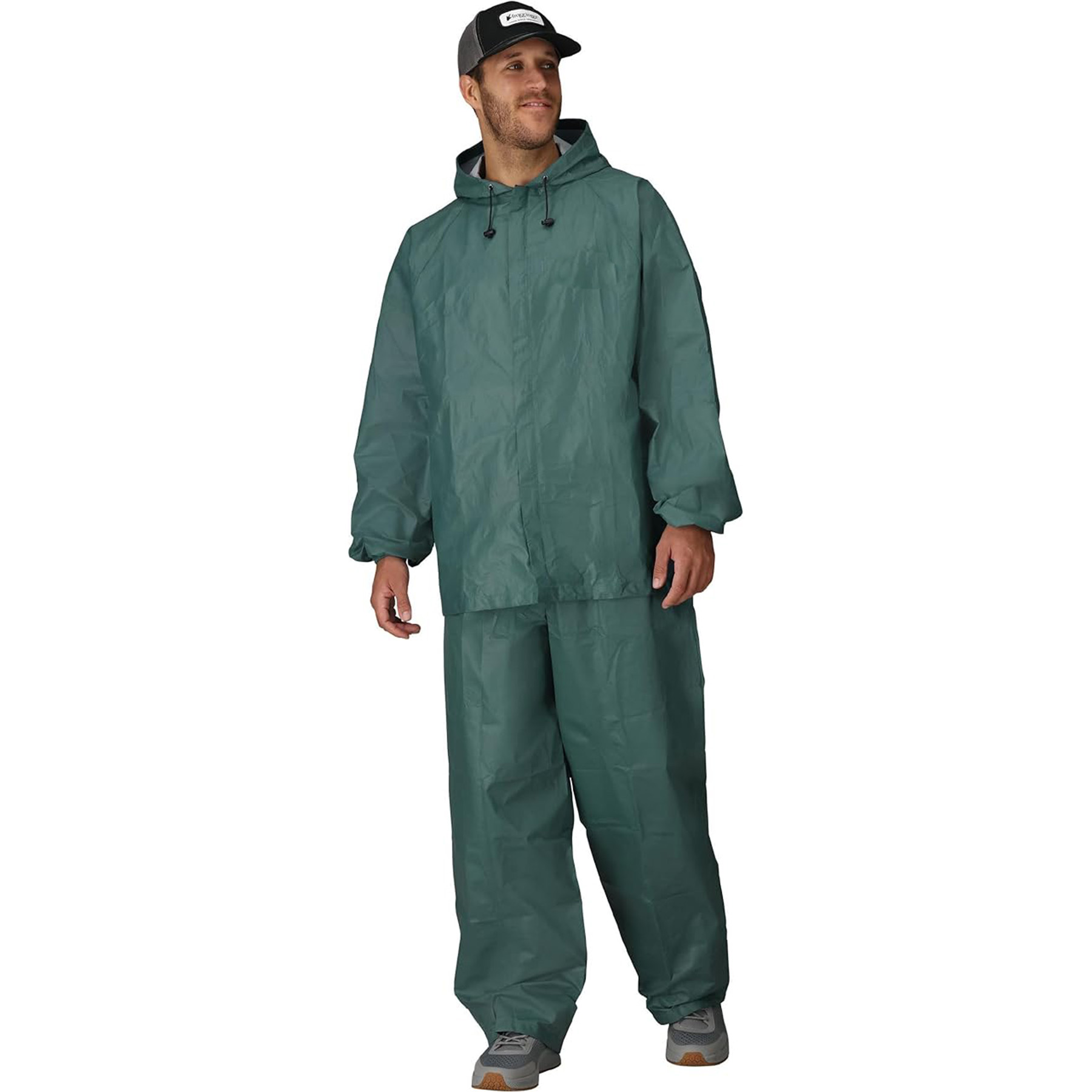 Unisex Split Hooded Waterproof And Breathable Raincoat 4